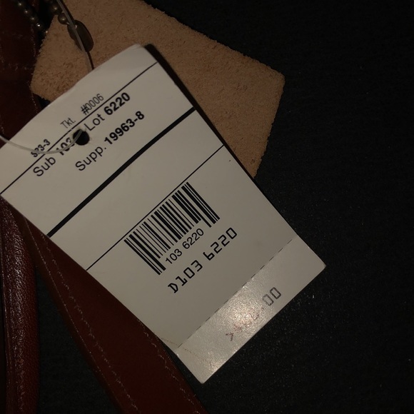 HUNT CLUB BROWN LEATHER CROSSBODY HANDBAG - Picture 5 of 12